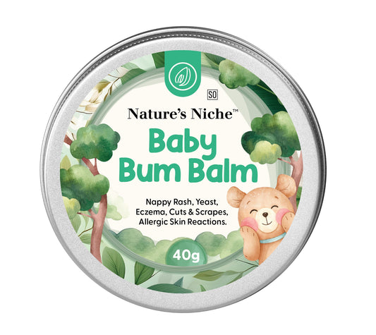 Nature's Niche Baby Bum Balm product mockup