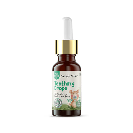 Nature's Niche Teething Drops product mockup
