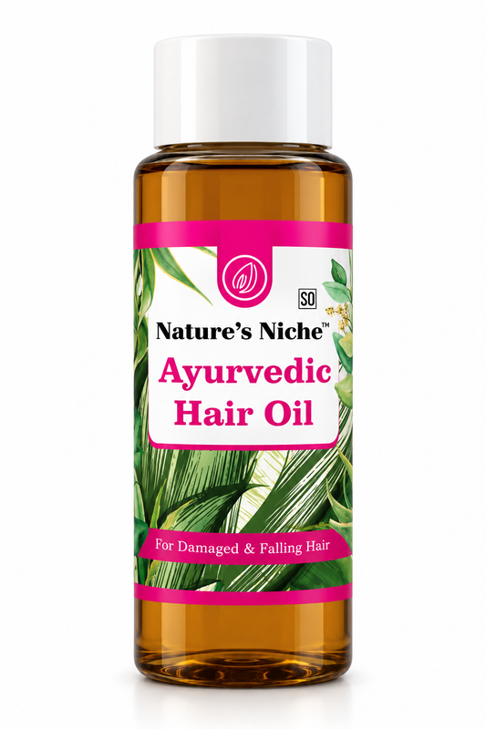 Nature's Niche Ayurvedic Hair Oil product mockup