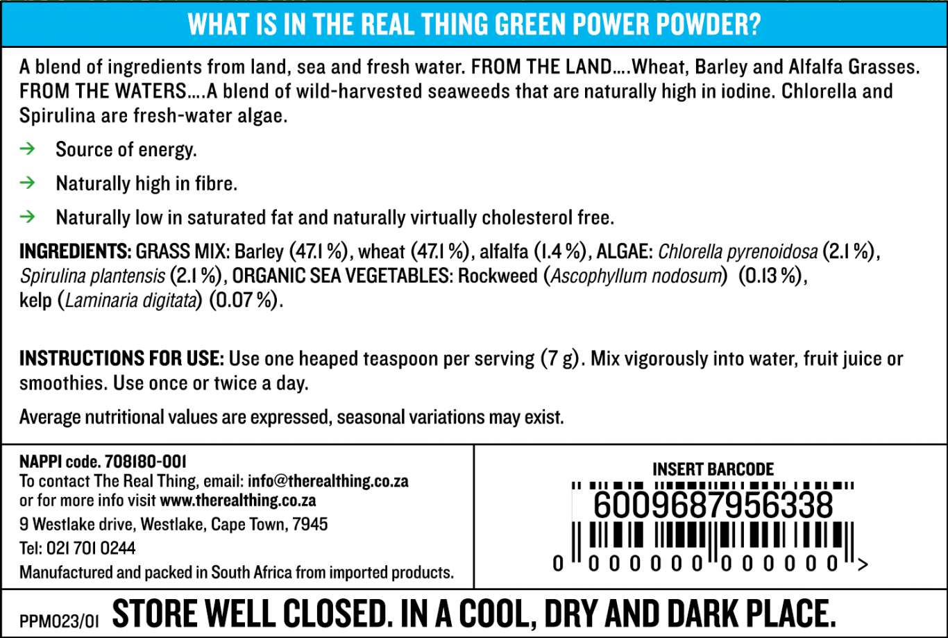 The Real Thing - Green Power